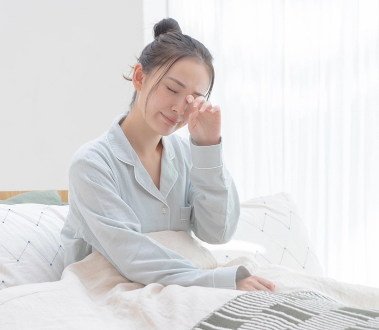 眠れない人の写真