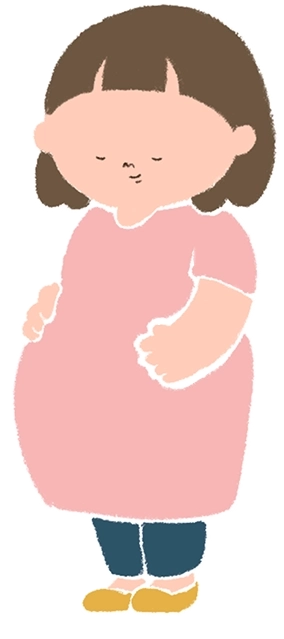 妊婦さんのイラスト