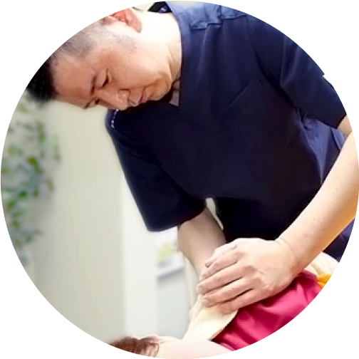 ストレッチをしている写真