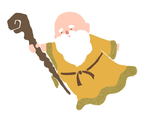 仙人のイラスト